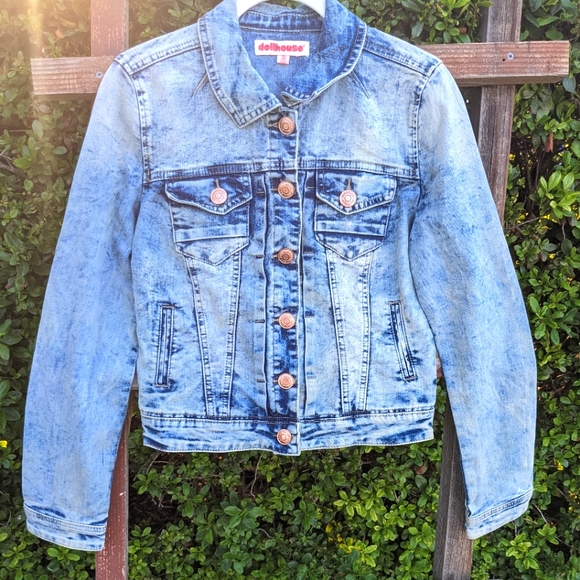 Dollhouse Jackets & Coats Dollhouse Cropped Denim Y2k Vintage